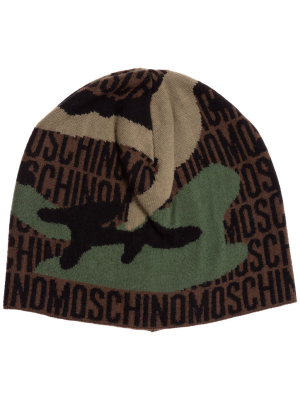 Moschino Logo Motif Beanie