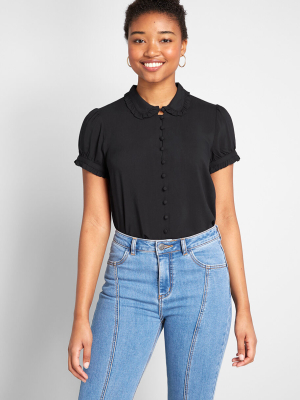 Thoroughly Ladylike Short Sleeve Top