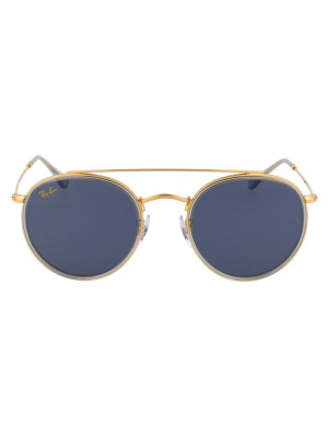 Ray-ban Round Double Bridge Legend Sunglasses