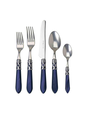 Vietri Aladdin Brilliant Blue 5-piece Place Setting