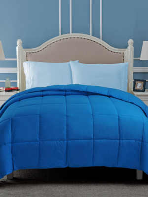 Blue Nile Mills Holmes Classic Down Alternative Hypoallergenic Comforter