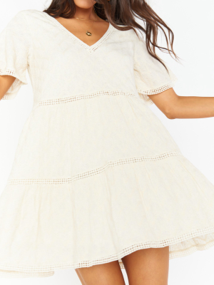 Cia Mini Dress ~ Midsummer Ivory