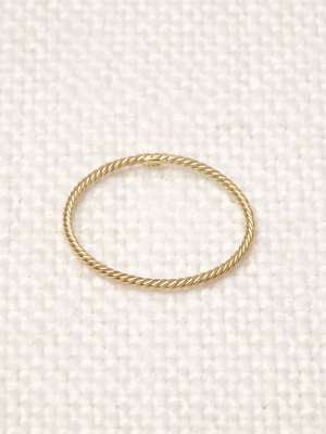 Gold Braid Ring