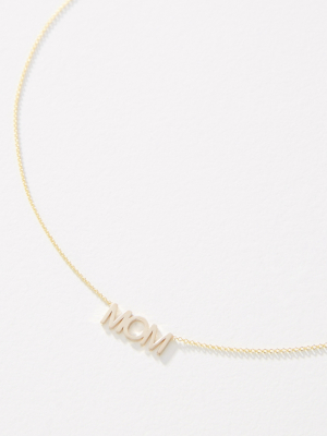 Maya Brenner 14k Gold Mom Necklace