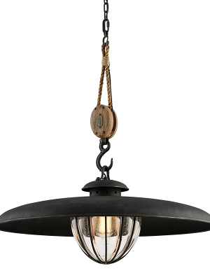 Murphy Pendant With Shade Large By Troy Lighting