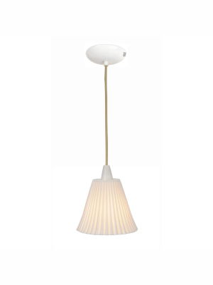 Hector Large Pleat Pendant Light - Natural
