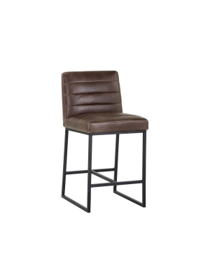 Spyros Counter Stool - Coal Black