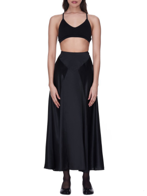 Long Bias Skirt (3026-0318-black)