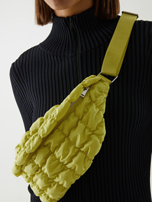 Recycled Polyester Quilted Belt Bag