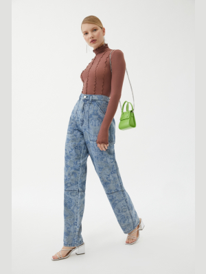 Bdg Lacy High-waisted Baggy Jean – Paisley Print