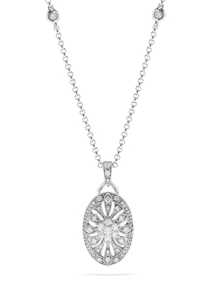 Effy 14k White Gold Diamond Necklace, 0.42 Tcw