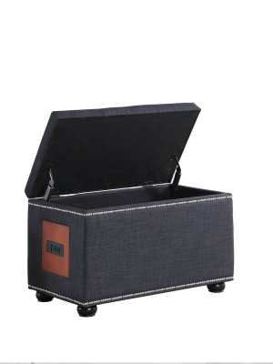 Storage Ottoman With Charging Station - Ore International