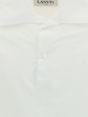 Lanvin Drawstring Long-sleeve Shirt