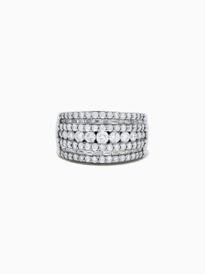 Effy Pave Classica 14k White Gold Diamond Ring, 1.99 Tcw