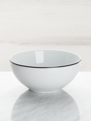 Aspen Black Band Cereal Bowl