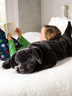 Plow & Hearth - Labrador Dog Super Soft Body Pillow With Realistic Features