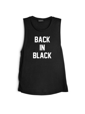 Back In Black [muscle Tank]