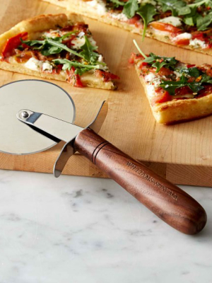 Williams Sonoma Pizza Wheel With Walnut Handle