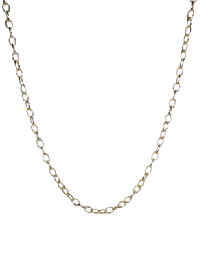 Mini Twist 36 Inch Link Gold Plated Chain