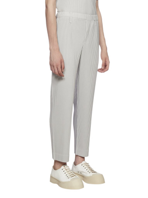 Homme Plissé Issey Miyake Straight Leg Trousers