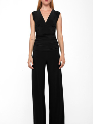 Shirred Waist Jumpsuit