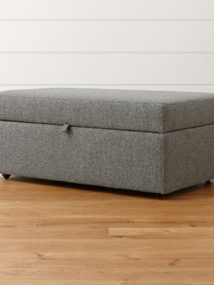 Lounge Ii Storage Ottoman With Tray