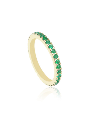 Emerald Eternity Band