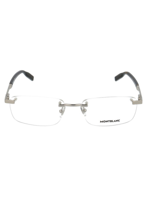 Montblanc Rectangular Rimless Glasses