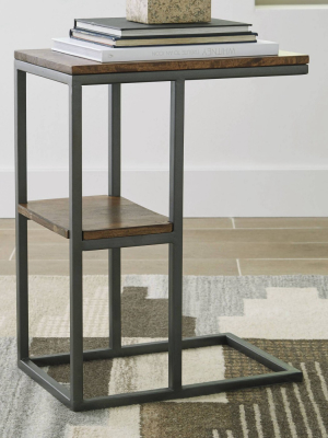 Forestmin Accent Table Natural/black - Signature Design By Ashley