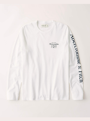 Long-sleeve Logo Tee