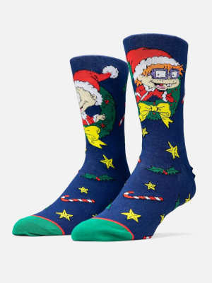 Odd Sox Rugrats Christmas Crew Socks