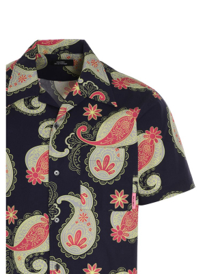 Paccbet Paisley Print Buttoned Shirt