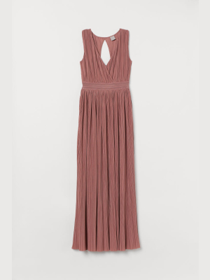 Pleated Long Dress