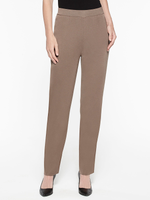 Straight Leg Knit Pant, Macchiato