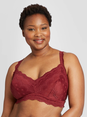 Women's Plus Size Lace Bralette - Auden™