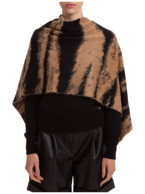 Moschino Patterend Poncho