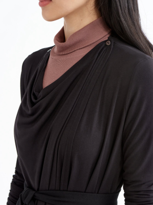 Blythe Dream Knit Robe - Black