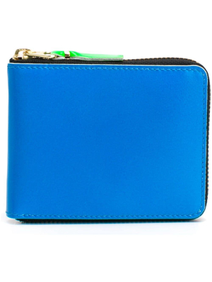 Comme Des Garçons Wallet Fluorescent Zip-around Wallet