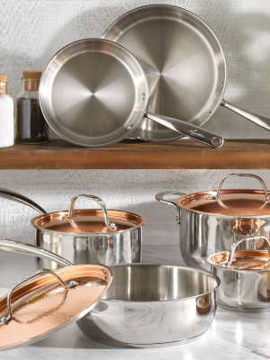 Lagostina Copper Elegance 4qt Everyday Pan With Lid