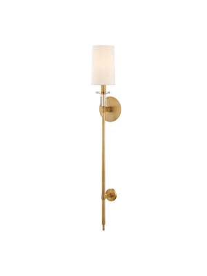 Amherst 1 Light Wall Sconce Aged Brass