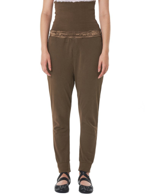 High-waisted Knit Joggers (1802-2490-225-049)