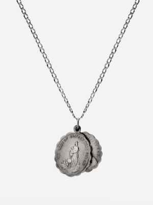 Miansai Saints Necklace In Matte Sterling Silver