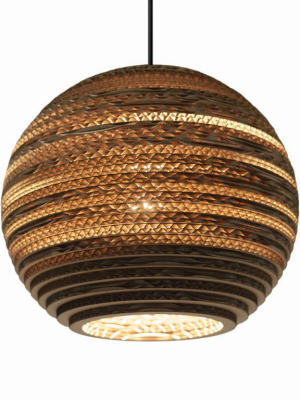 Moon Scraplight Pendant Natural In Various Sizes