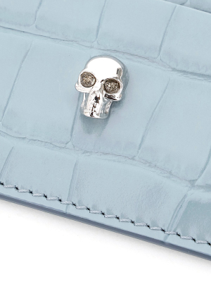 Alexander Mcqueen Skull Embossed Cardholder