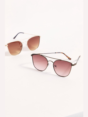 Walk This Way Aviator Sunglasses