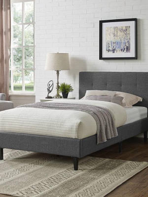 Linda Twin Fabric Bed Frame