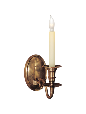 Grosvenor House Single Sconce In Various Colors