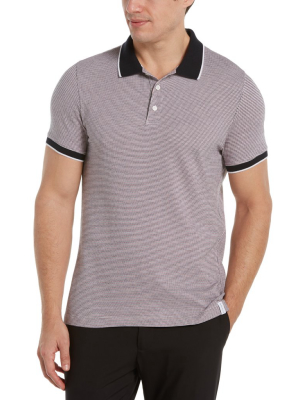 Tri-color Jacquard Polo