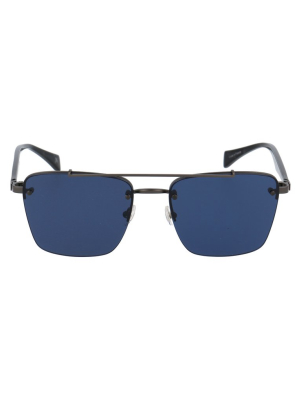 Yohji Yamamoto Rimless Square Sunglasses