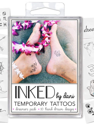 Inked By Dani Temporary Tattoos | Dreamers Pack